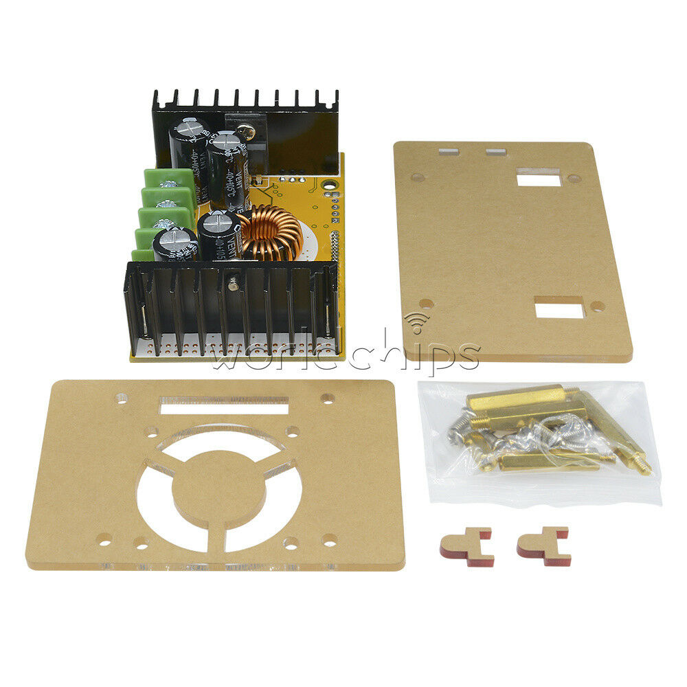 10A DC-DC Adjustable CC CV Step-down Power Supply 12v 5v 24v LCD volt amp meter