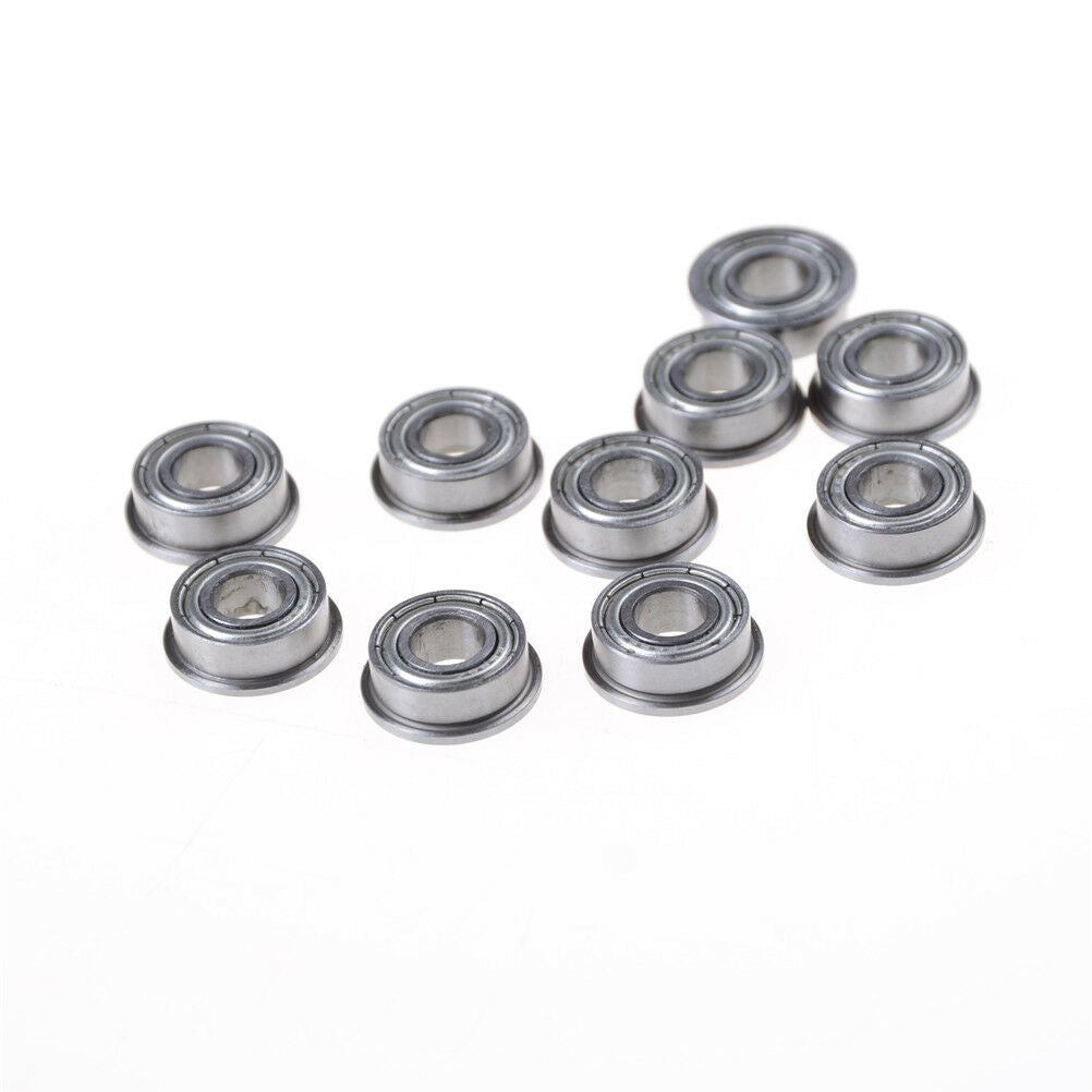 10pcs F686 F686ZZ Mini Metal Double Shielded Flanged Ball Bearings 6*13*5mm M4DD