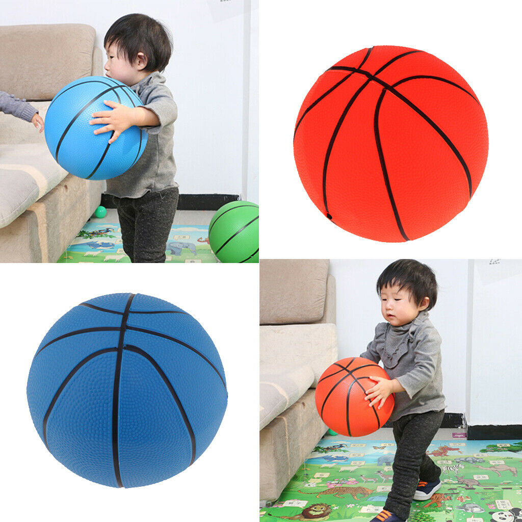 Pack of 2, 8.5-inch Kids Mini Inflatable Basketball Outdoor Sports Toys for