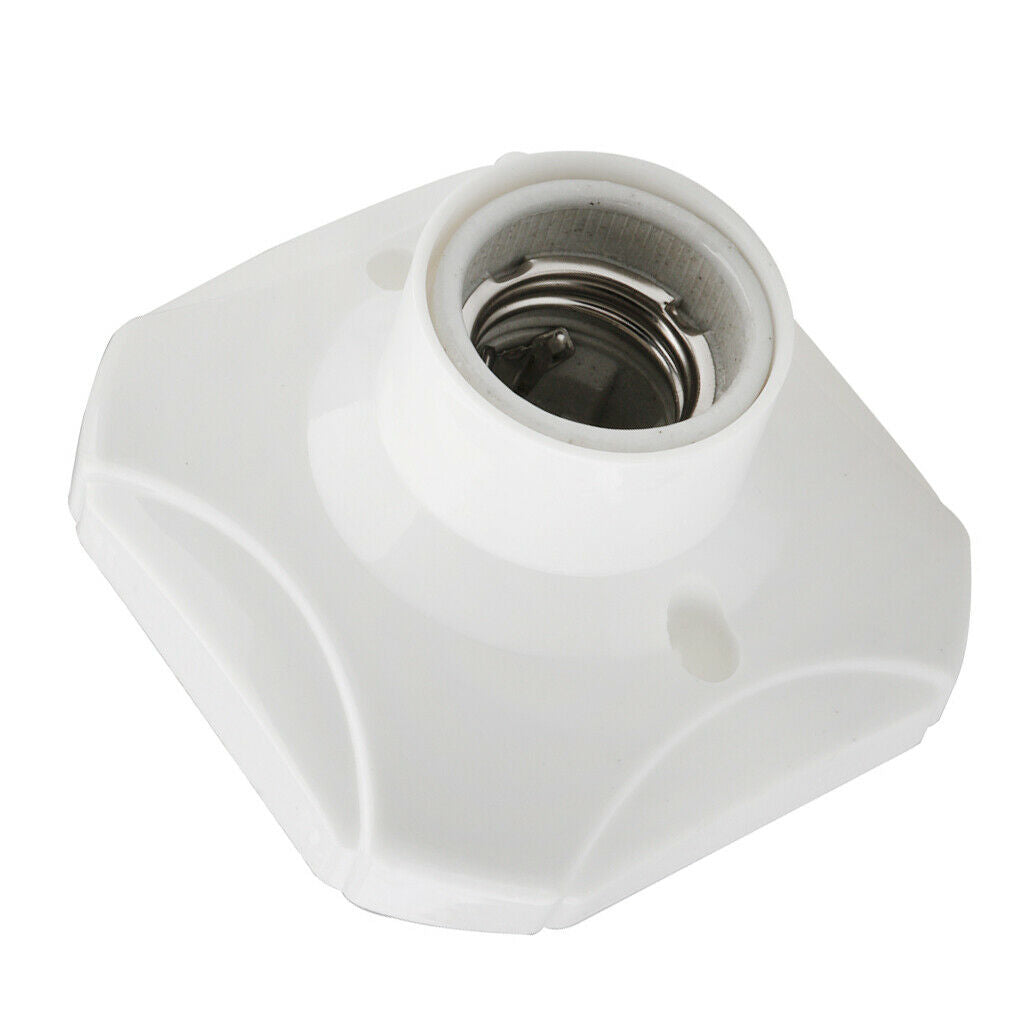 Screw Ceramic Bulb Holder E27 Porcelain Heat Lamp Socket AC 220V-250V, Size