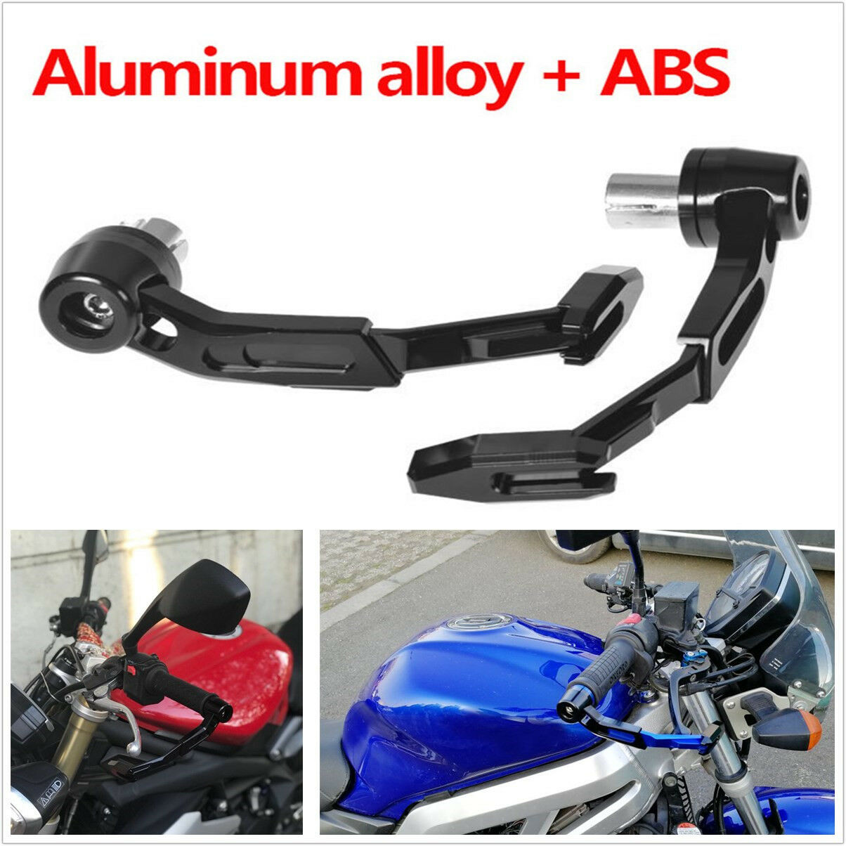 7/8'' 22mm CNC Handlebar Protector Brake Clutch Protect Motorcycle Lever Guard