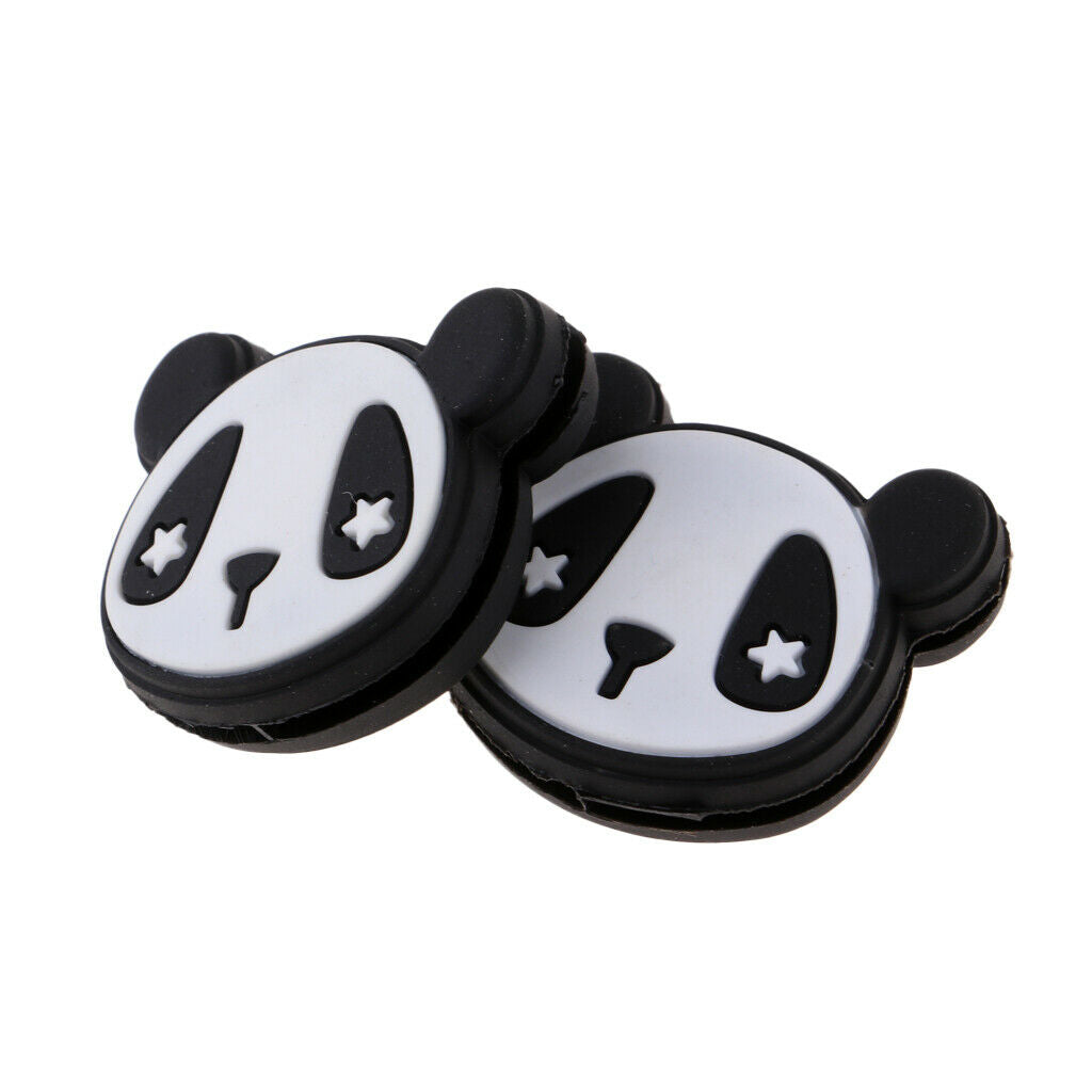 2 Pairs Durable Silicone Funny Shock Absorber Tennis Dampeners for Rackets