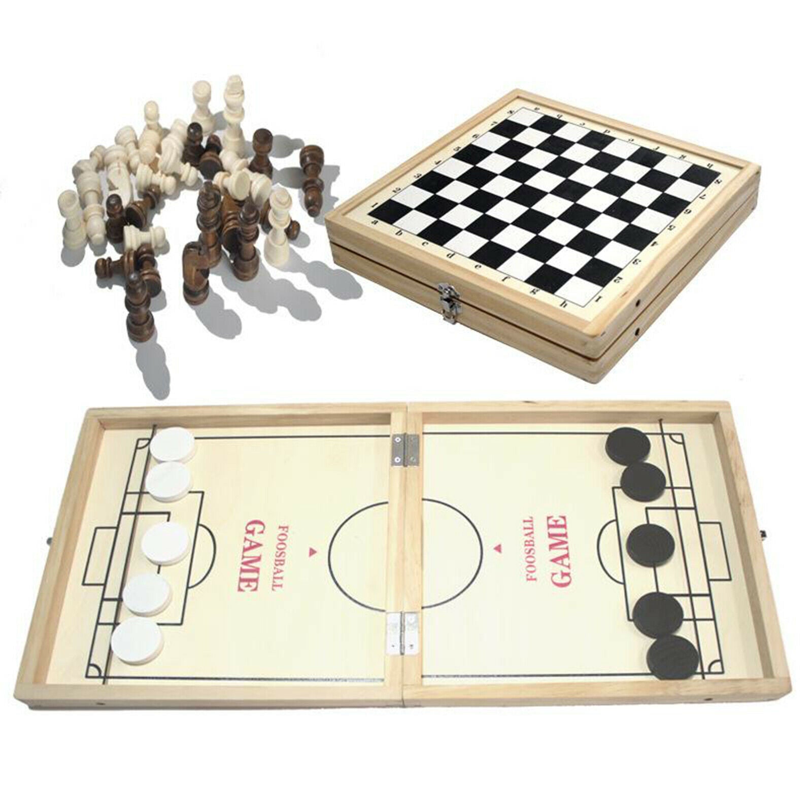 Folded Fast Sling Puck Game Hockey Board Game Foosball Winner Board Game