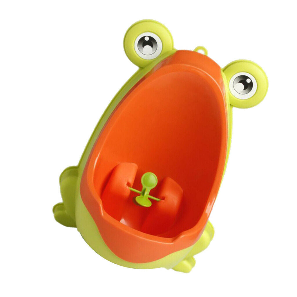 2 Toddler Boy Portable Toilet Frog Potty Urinal Stand Up Pee Training-Yellow