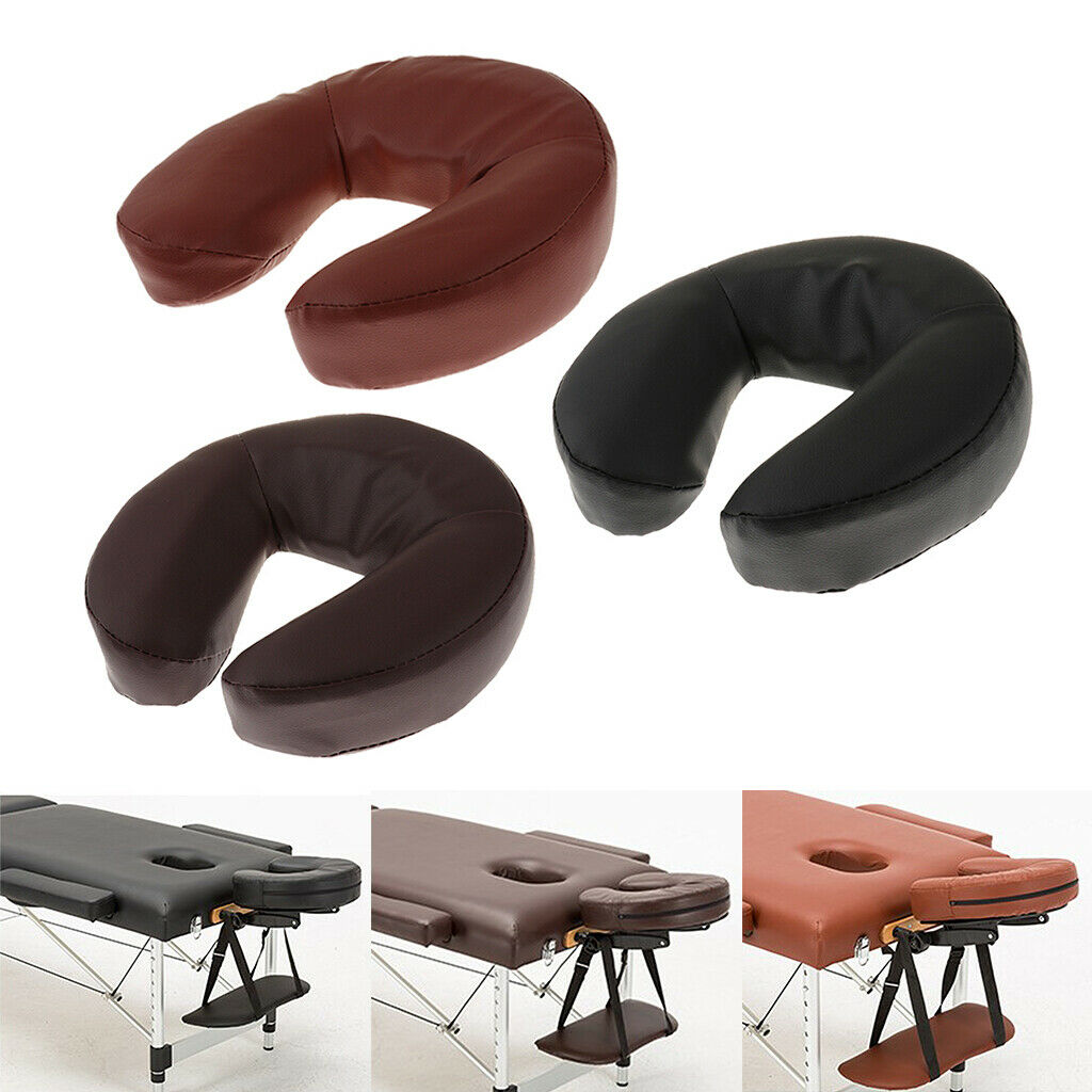 Pack of 3 U Shaped Spa Massage Acupuncture Table Bed Cushion Foam Pillow Pad