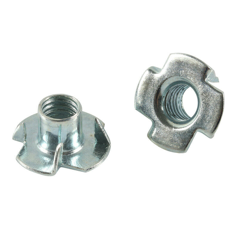 Galvanized Inch Size 1/4 5/16 3/8 Four-Claw Nut Barbed Non-Slip Four-Corner Nail