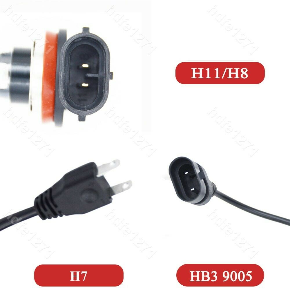 6X 6000K LED Headlight Fog Light HB3 H7 H11 Bulb For Subaru Legacy Outback 10-12