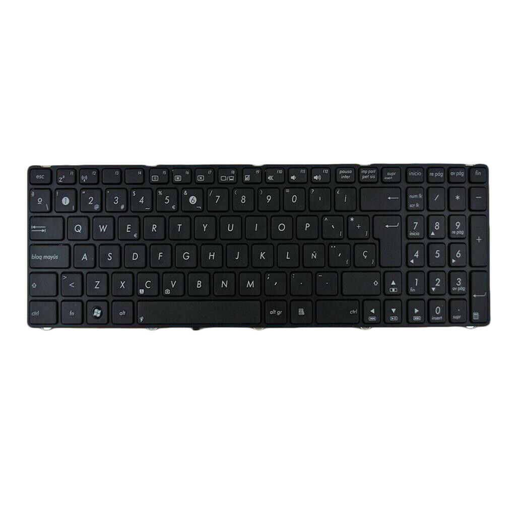Black OEM Replacement Spanish Laptop Keyboard Compatible for ASUS K50C K50AD