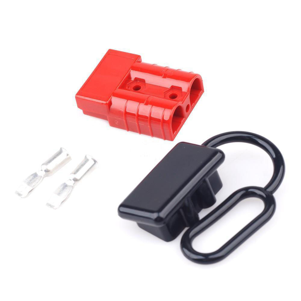 2 pcs Battery Quick Connector Kit Plug Connect Disconnect Winch Trailer 50A  New