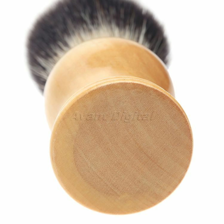Men's Handmade Barber Shave Shaving Razor Brush Salon Tool with Wood Handle