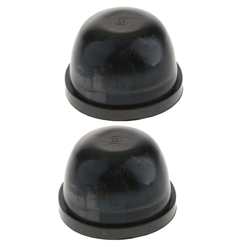 2X Universal Rubber Housing Seal Cap Dust Cover Car LED Headlight 83X60mm