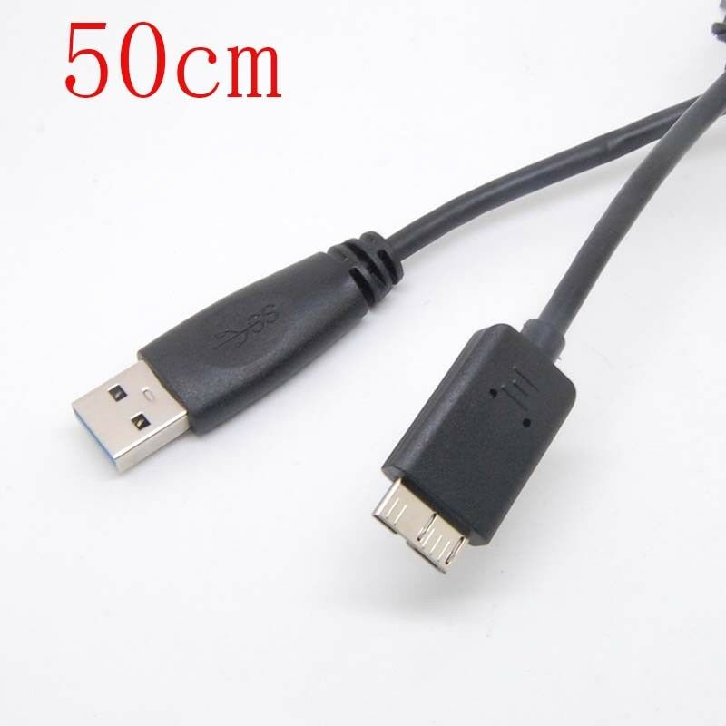 usb3.0 PC Power Charger + Data SYNC Cable For WD My Passport WDBKXH5000ASL 50cm