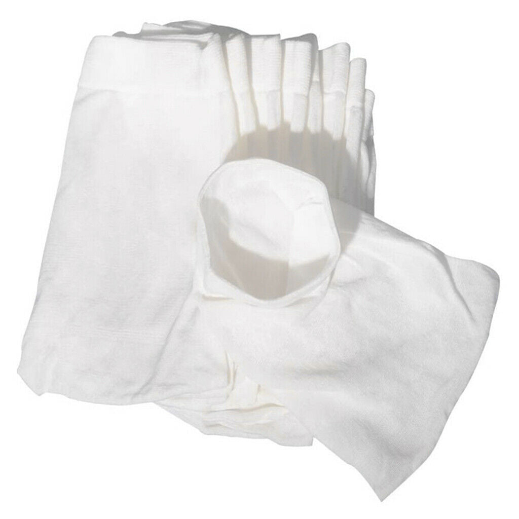 30Pack White Swimming Pool Filter Storage Basket Sock for Above Ground