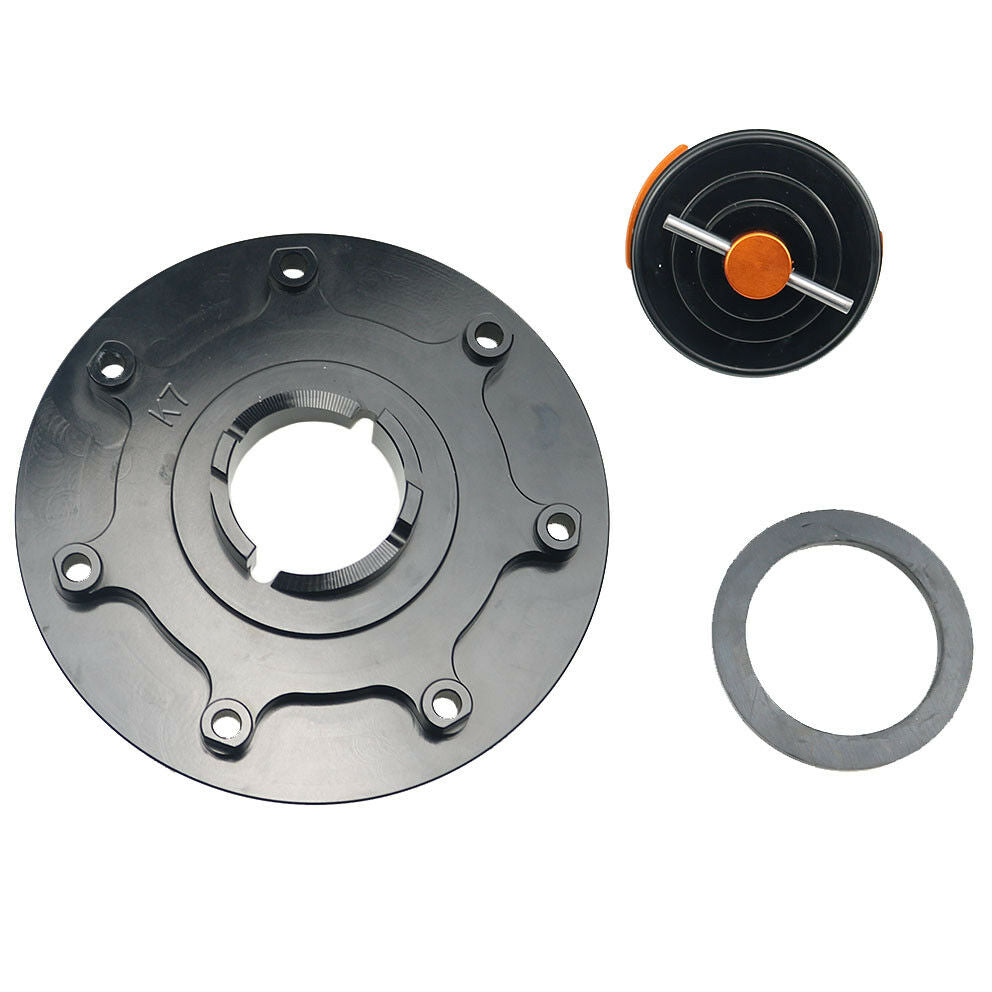 Orange CNC Bow-tie Gas Fuel Tank Cap Cover For Kawasaki ZX11 ZXR400 Ninja ZX ZZR