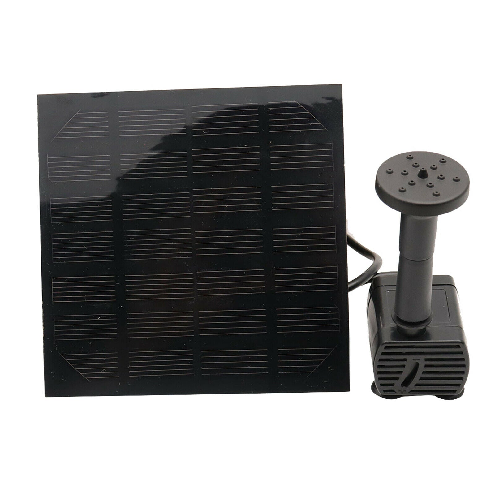 Solar Fountain with Panel Water Pump Outdoor Fountain 6 Sprinkler Heads