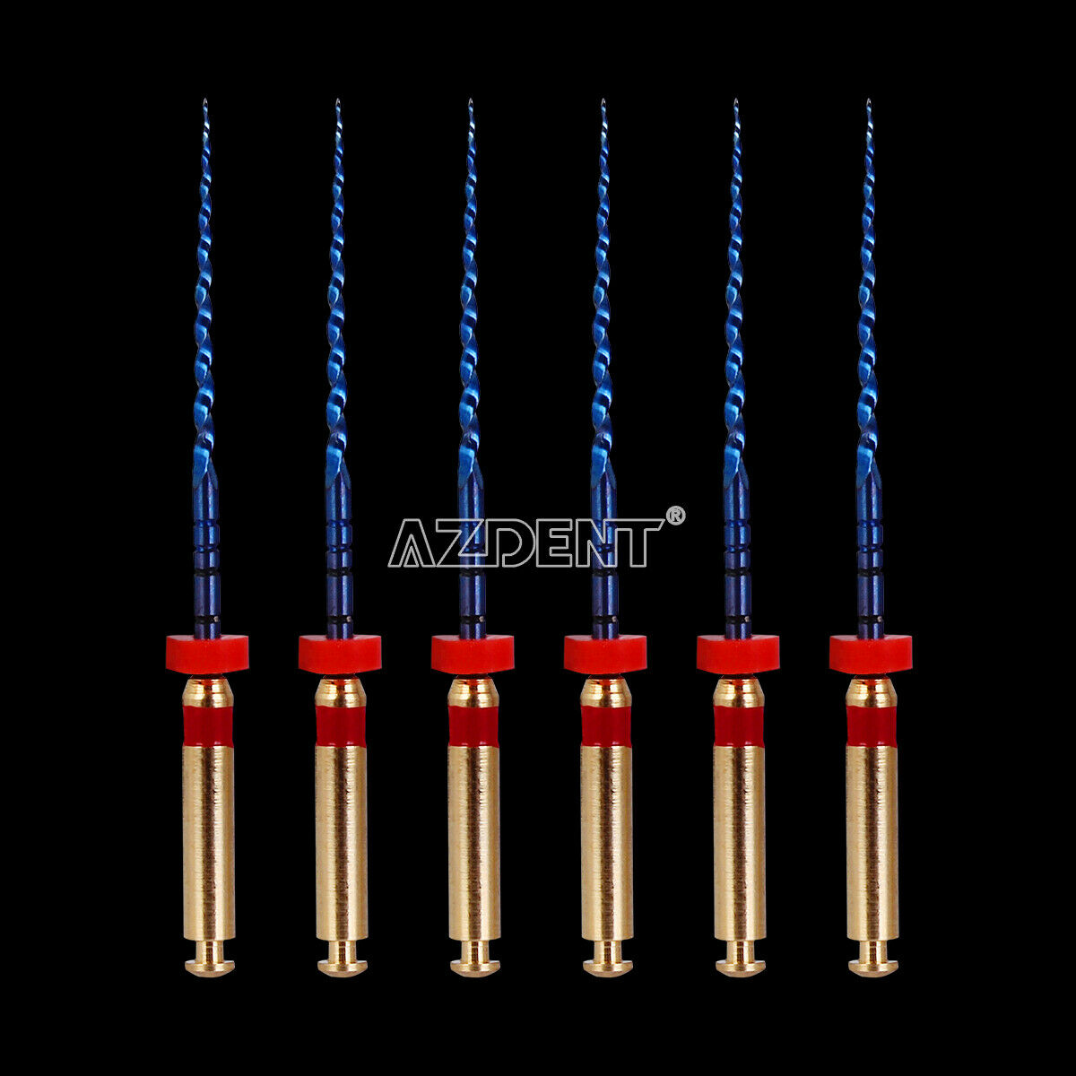 5X 25mm Dental Engine Use Rotary Heat Activated Canal Root Endodontic Files F2