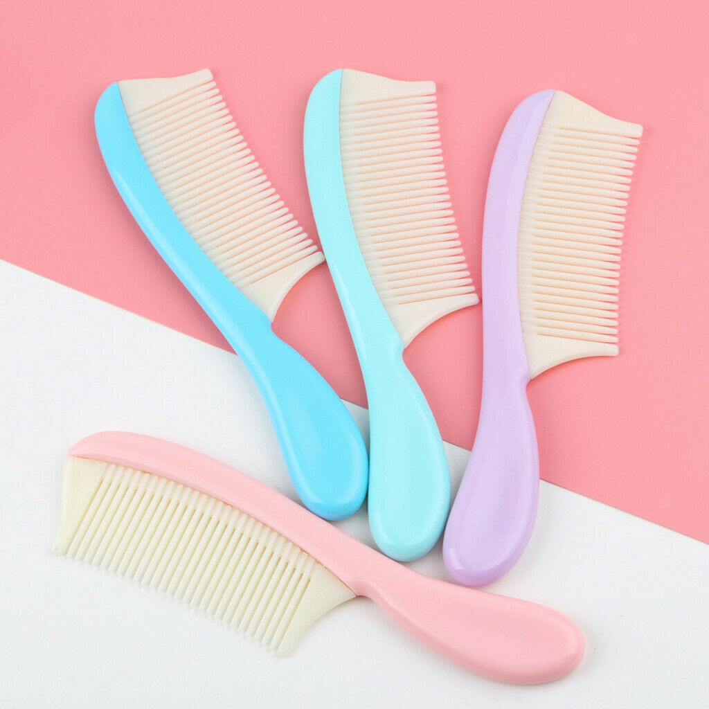 Plastic Detachable Fine Tooth Detangling Hair Comb No Static Comb Pink