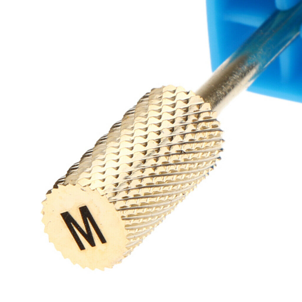 1x Small Barrel Heads Pro Nails Tips Drill Bit Grinding Polishing Head M