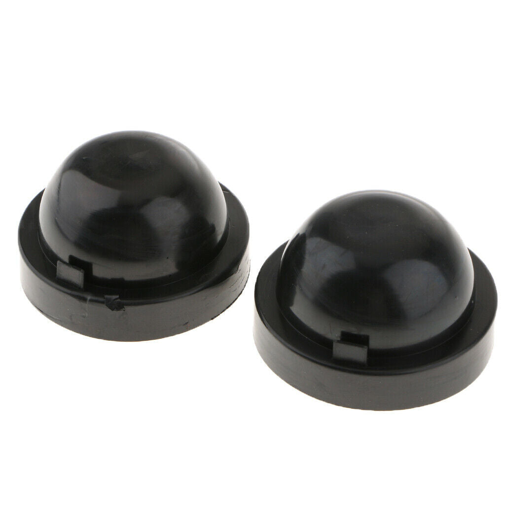 2pcs HID LED Headlight Dust Seal Covers Waterproof Rubber Headlamp Cap 100mm
