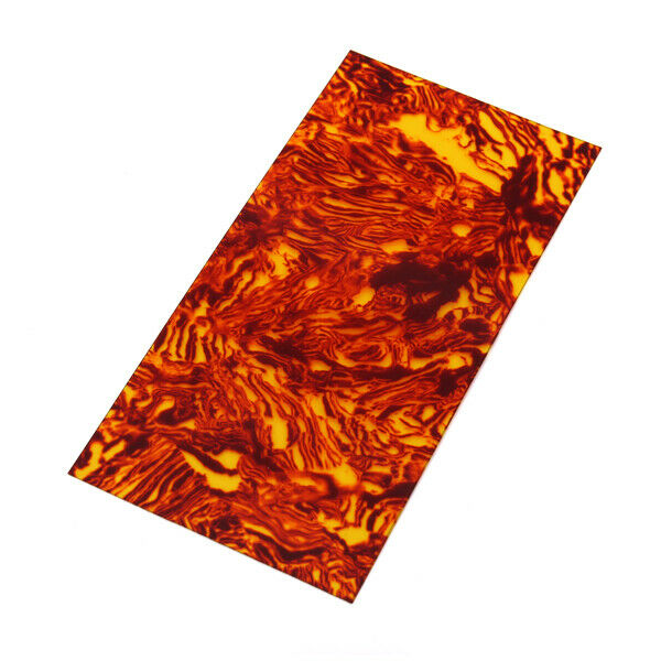 3x Celluloid Guitar Pickguard Material Scratch Plate sheet 20x10cm Tiger stripes