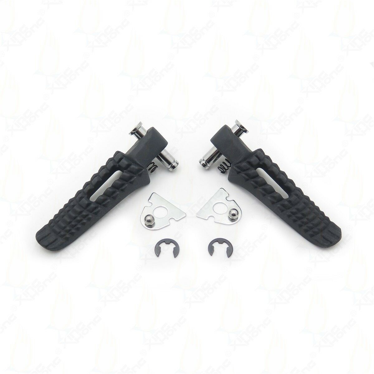 Black Rear Foot Peg Footrest for Suzuki B-KING 2008-2013 09 11 12