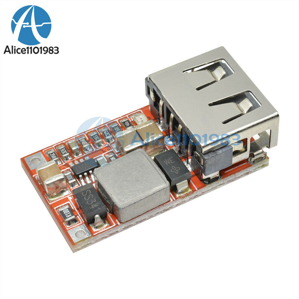10PCS DC USB Buck Step Down Converter 6-24V 12V/24V to 5V 3A CAR Charger Module
