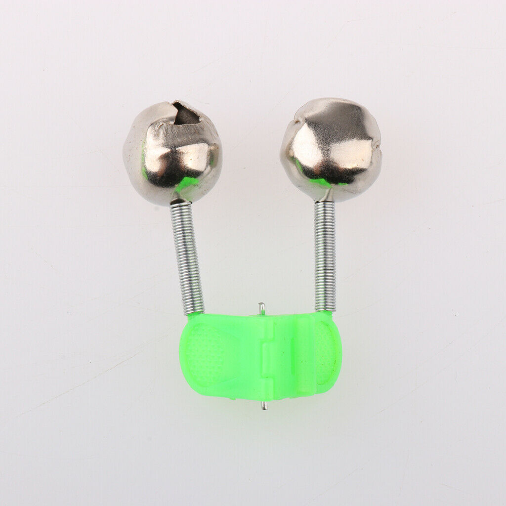 40 Pieces LED Light Bite Twin Extra Loud Alarm Bells  Fishing