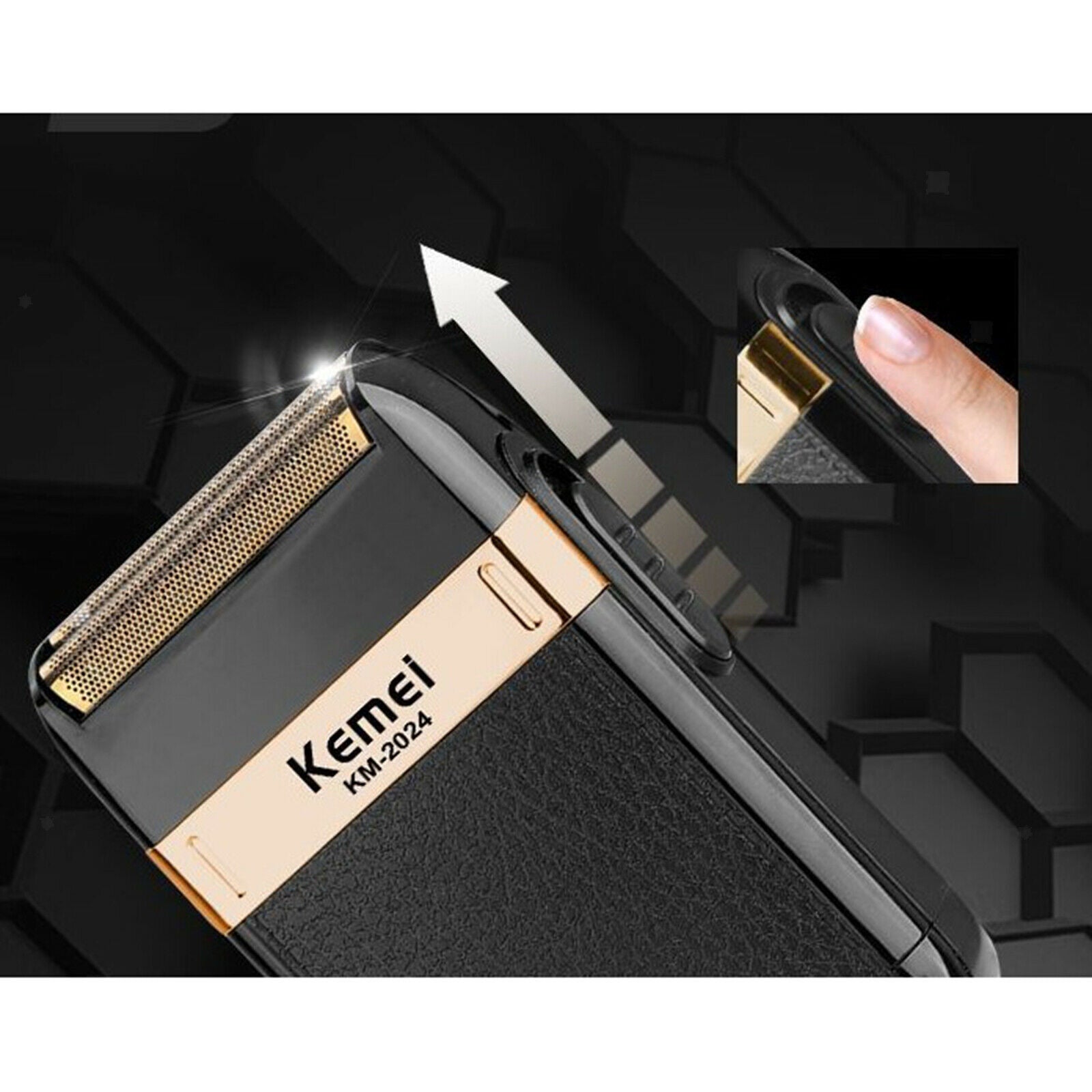 USB Rechargeable Electric Razor Beard Reciprocating Trimmer Shaving for Men