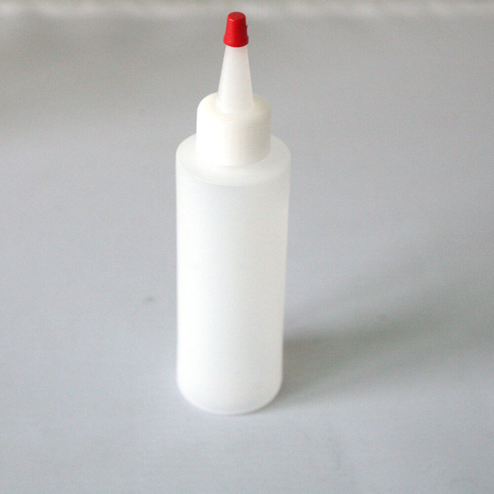 5pcs 120ML HDPE Plastic Bottles Dispensing Caps Red Tip Liquid Dropper NTBDAU