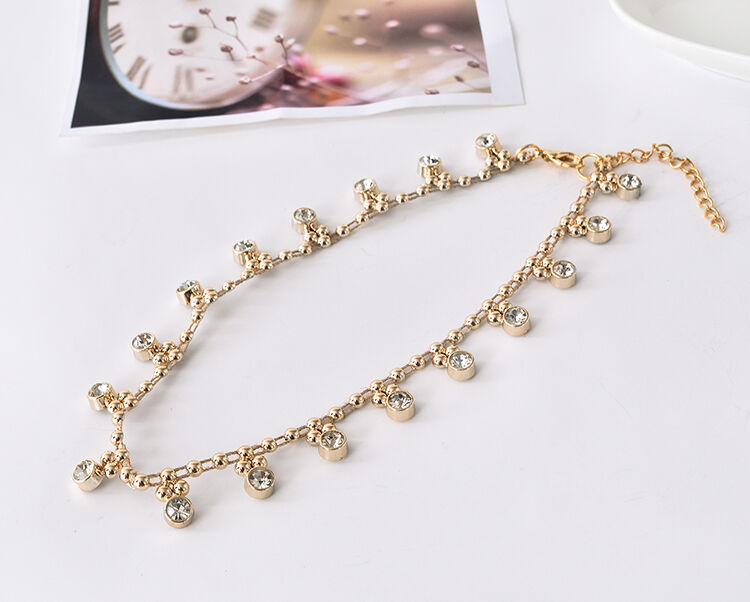 New Sexy Crystal Pendant Choker Necklace Goth Gothic Grunge Boho Retro Chain 90s
