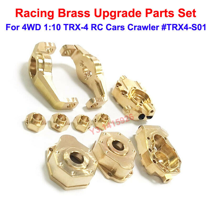1 Set Racing Brass Upgrade Parts For 4WD 1:10 TRX-4 RC Cars Crawler #TRX4-S01