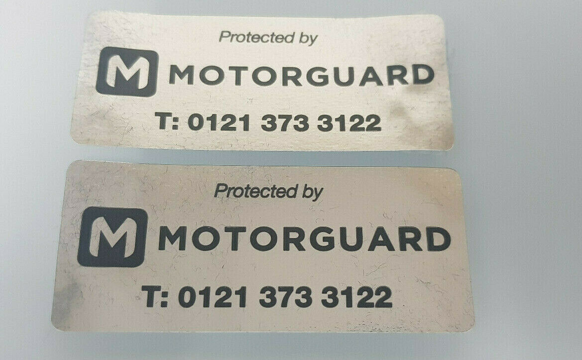 2x Clifford/Viper/MotorGuard Car Alarm Window Stickers