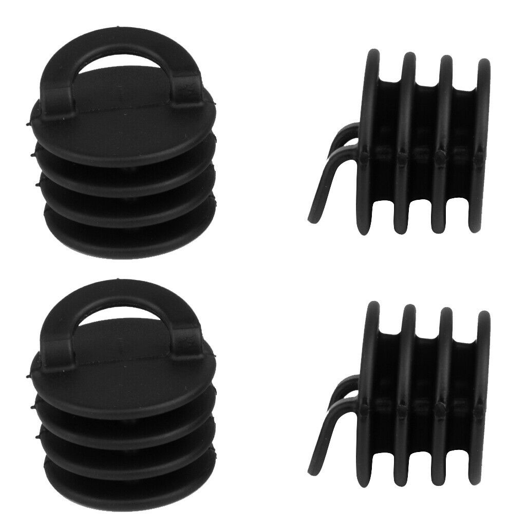 Pack 8 Marine Boat Drain Plugs - Kayak Accessories - Lightweight & Functional