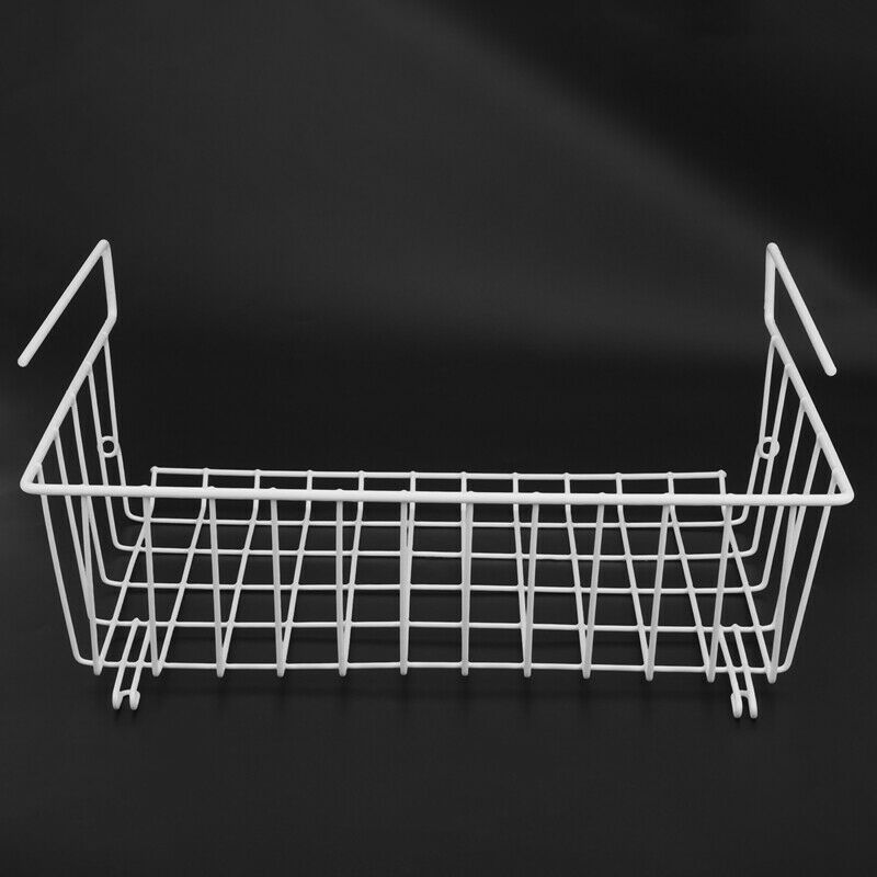Under Shelf Storage Basket, 2 Pcs Under Cabinet Storage Wire Basket Organizer Q2