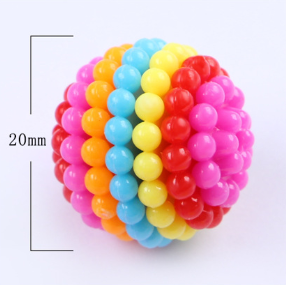 20X Acrylic Multicolor Splice Beads Beading Earring Bracelet Accessorie