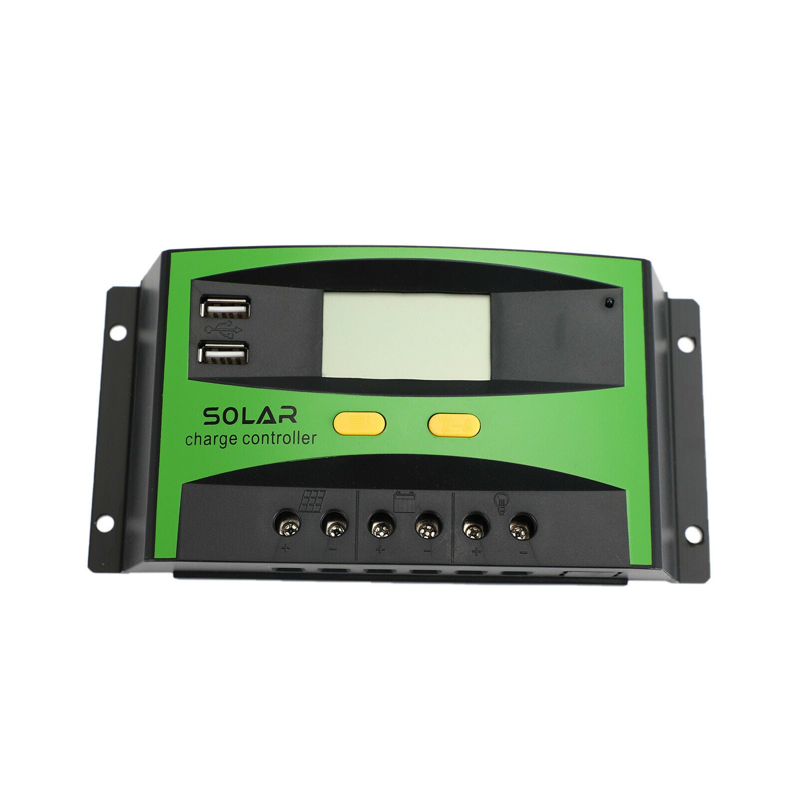30A PWM AUTO Solar Charge Controller Charger 12V/24V Dual USB with LCD Display