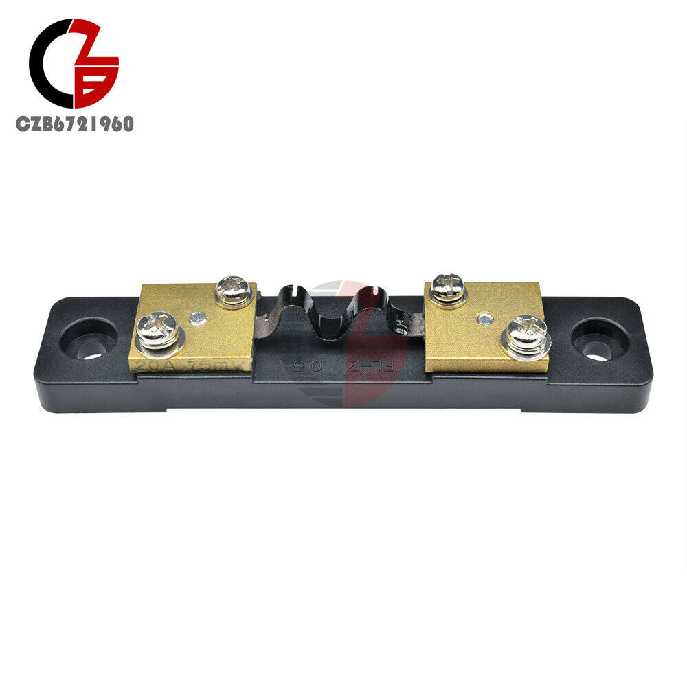 20A DC 75mV FL-2 Ammeter Shunt Current Resistor For Digital/Analog Amp Meter