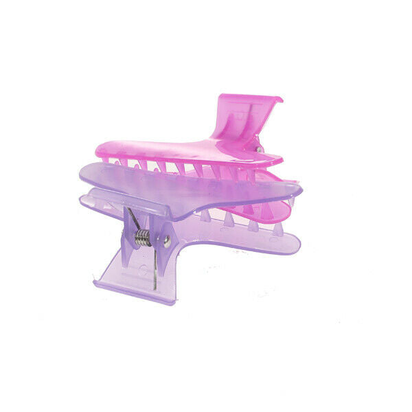 2Pcs Women Girls Hair Claws Clamps Clips Hair Grips Barrettes Accessory