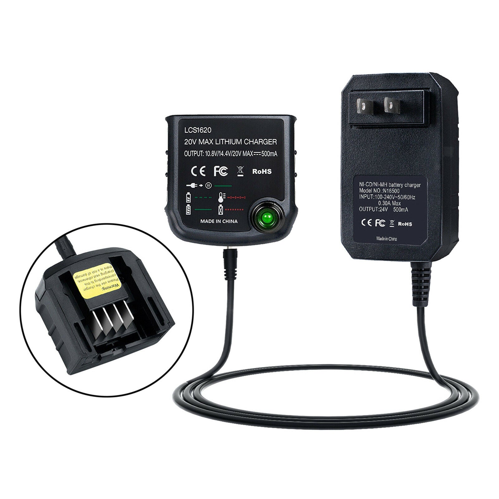 Li-Ion Battery Charger for LBXR20 LBX20 LBX4020 LB2X4020 LBXR20BT US Plug