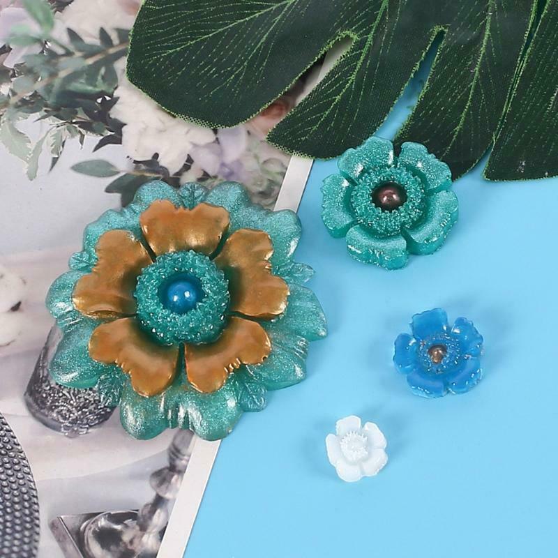 Flower Shape Silicone Mold Fondant Chocolate Candy Mould Cake Decorating Tool