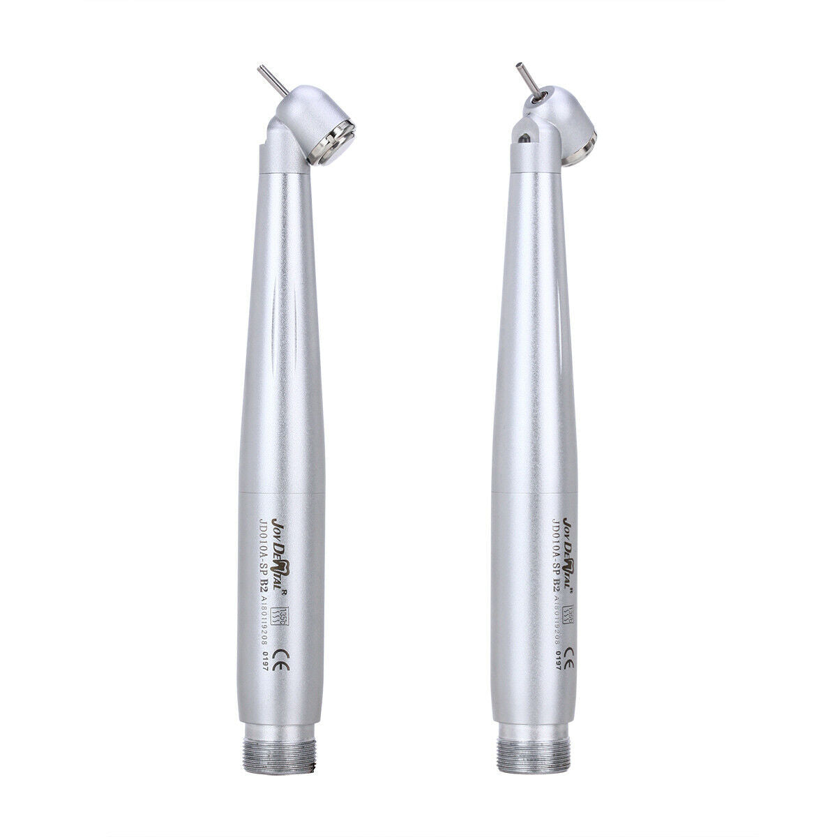 2X NSK Style Dental 45° E-generator LED Standard Push Button Handpiece