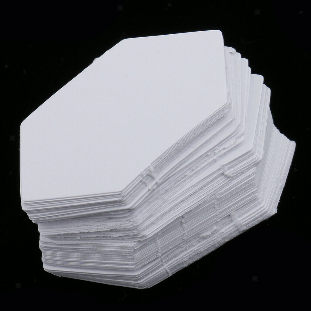 200x Hexagon Paper Quilting Templates