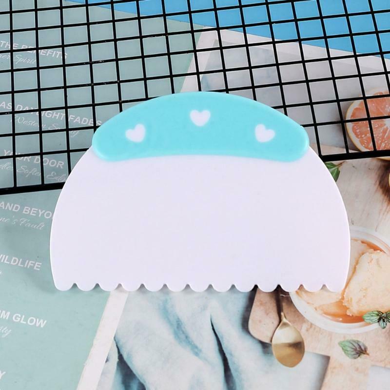 Cake Scraper Baking DIY Tool Cake Smoother Silicone Food Grade Kichen Durable