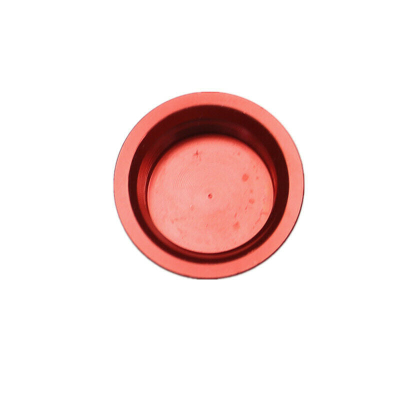 Coolant Reservoir Tank Radiator Cap Aluminum Red Lid For Kawasaki KLX250 Custom