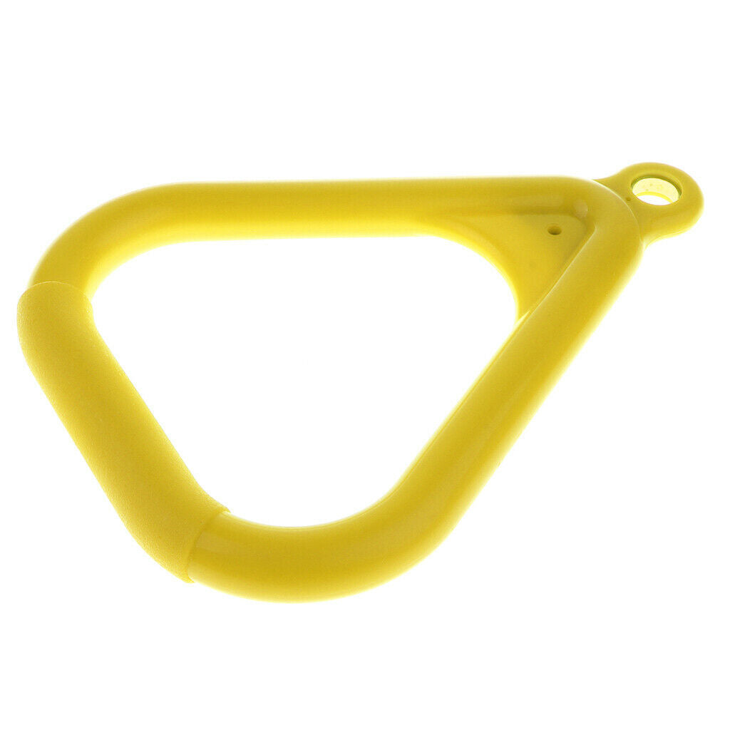 2x triangle swing gymnastic rings swing ring trapezoid repair accessories yellow