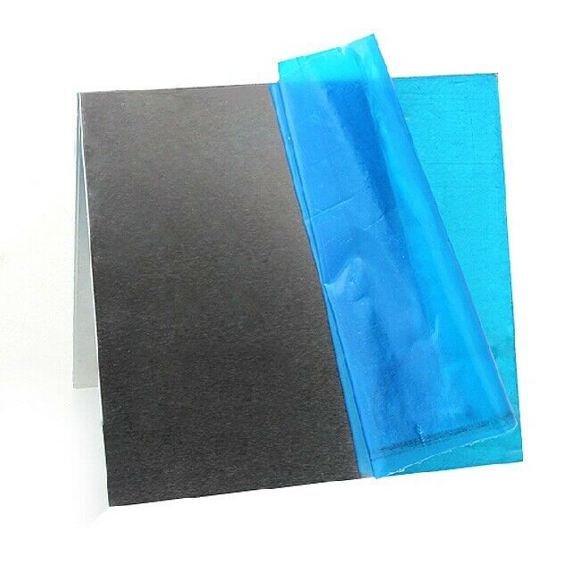 1pcs  Aluminum Al Alloy Shiny Polished Plate Sheet 1x100x100mm