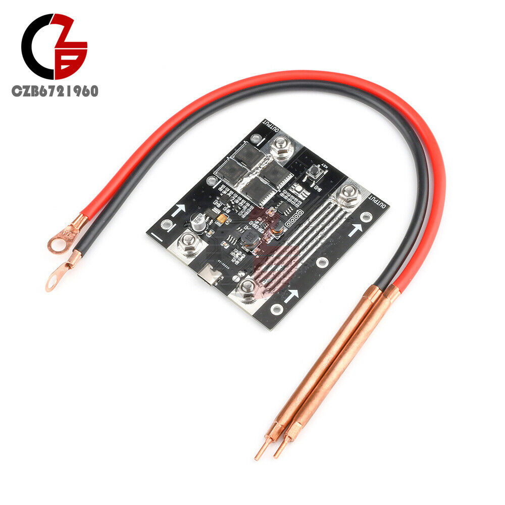 Li Battery 18650 Spot Welder DC4.5-5.5V Rechargeable 5-Speed Motherboard DIY