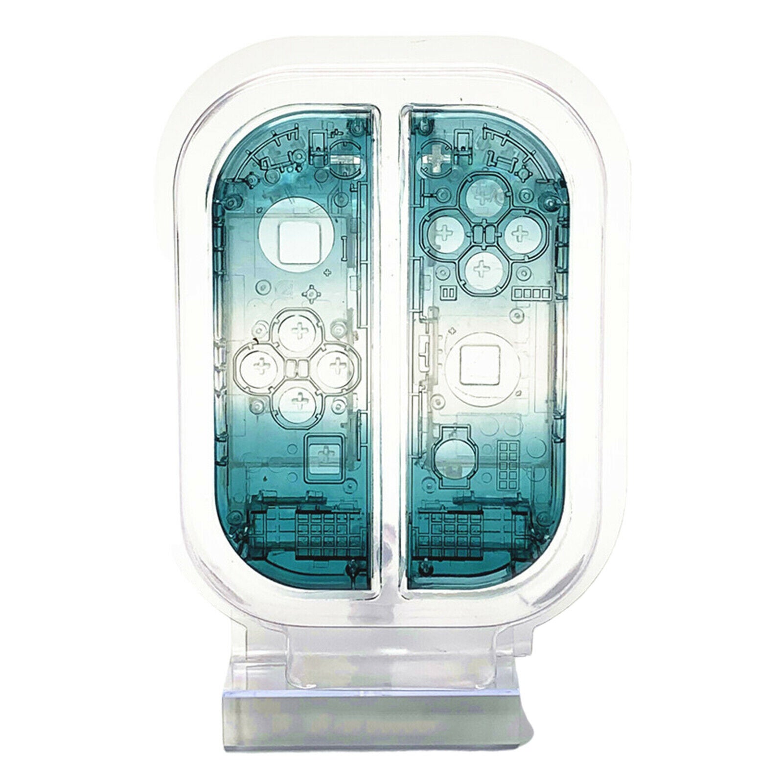 1 Pair Housing Shell Left And Right Handle Shell For Switch Joy-Con Blue