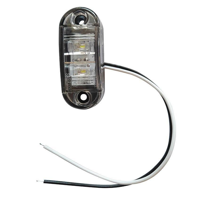 Truck Trailer Side Marker Clearance Light  LED 12V Fish Shape Light Lamp Light