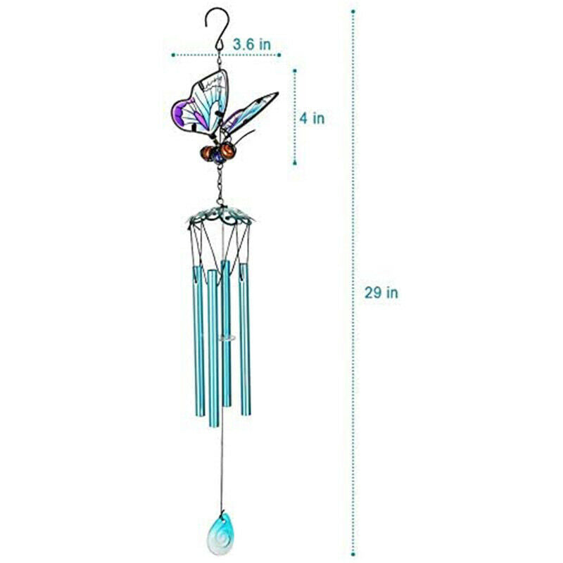 Tube Handmade Metal Music Wind Chime, Mobile Romantic Wind-Bell for FestivalG1Z4